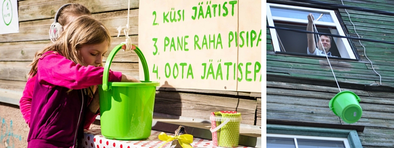 Berry Ice Cream Bucket collage